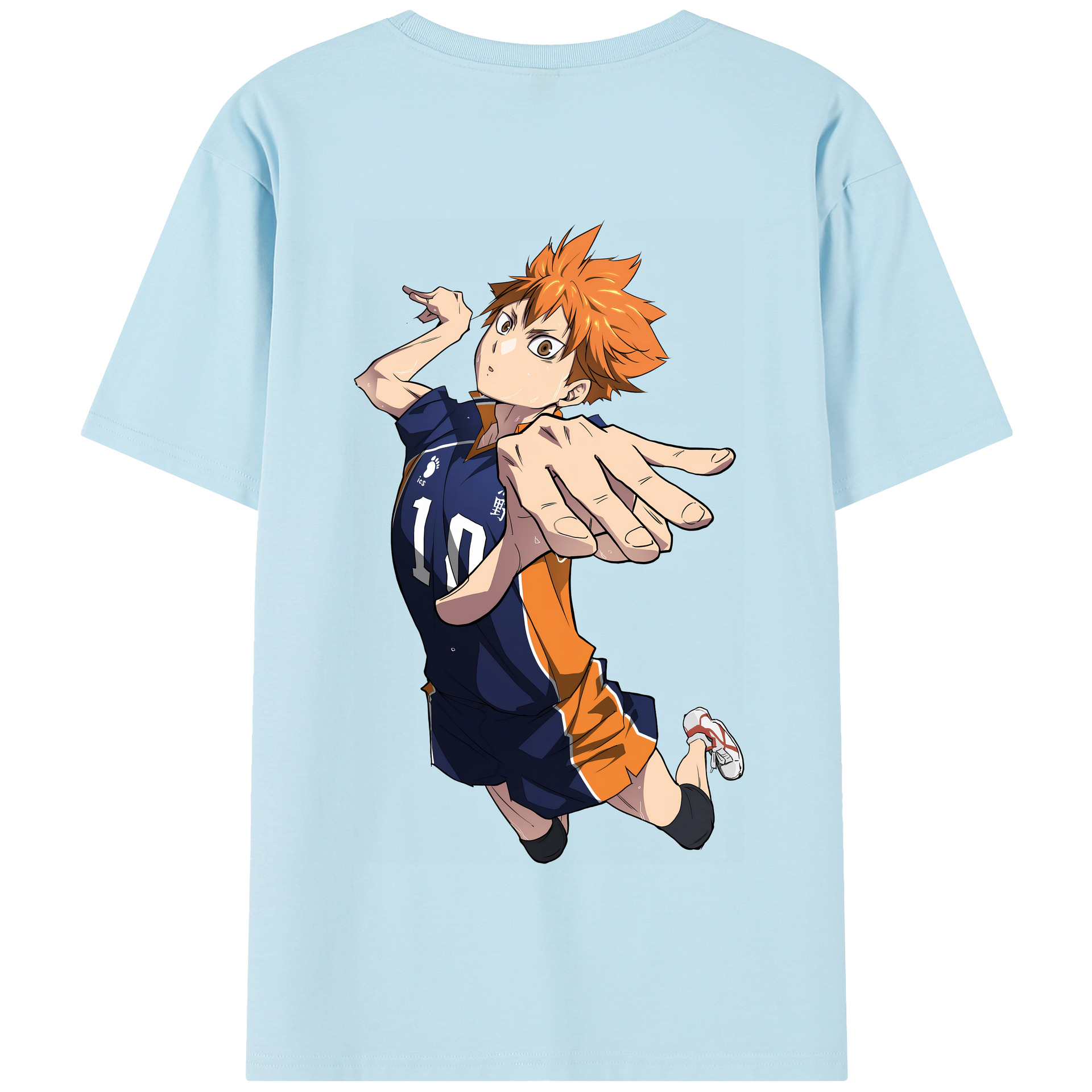 （画像用） ハイキュー!! Haikyu!! 綿100％半袖Tシャツ（背面プリント）